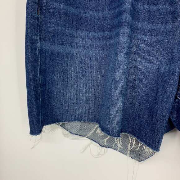 Old Navy Denim Shorts High Rise Slouchy Straight Fray Cut Off NWT - Picture 8 of 12